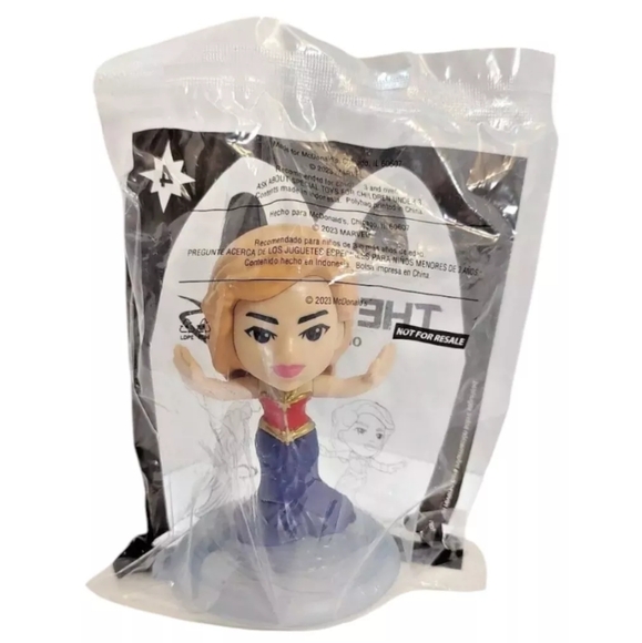 McDonald's Other - Marvel Studios The Marvels Princess Carol McDonald's Happy Meal Twisting Toy